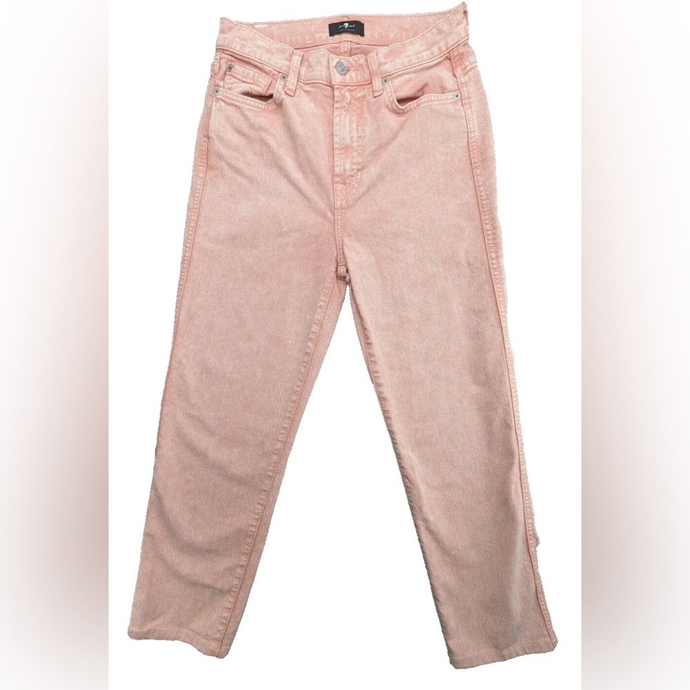 7 For All Mankind Women's Pink Jeans